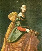 Francisco de Zurbaran st, casilda oil on canvas